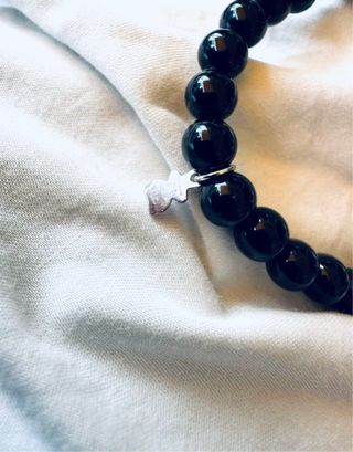 Pulsera Tous Onix Negra y Plata