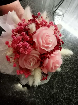 Ramo 3 Rosas Cera Perfumada