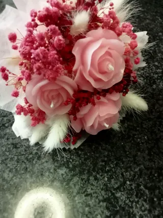 Ramo 3 Rosas Cera Perfumada
