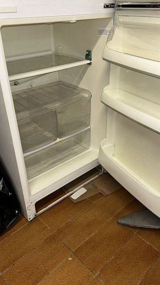 Nevera blanca sin congelador