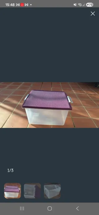 Cajas de Almacenamiento Tatay 35L