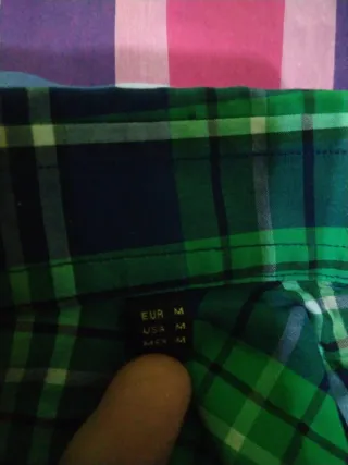 Camisa cuadros Massimo Dutti hombre