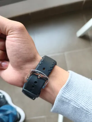 Reloj TIME FORCE Negro y Plateado