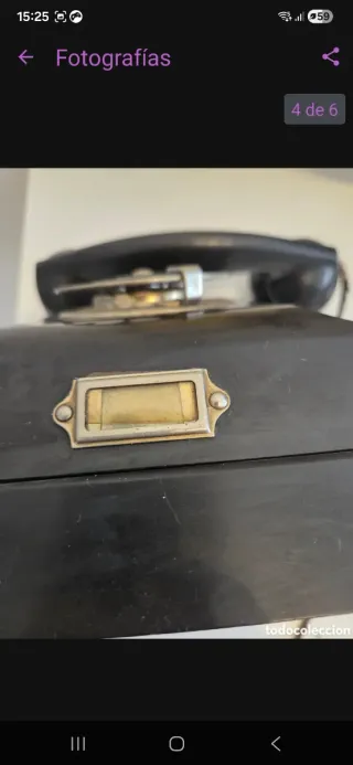 Teléfono Antiguo Negro