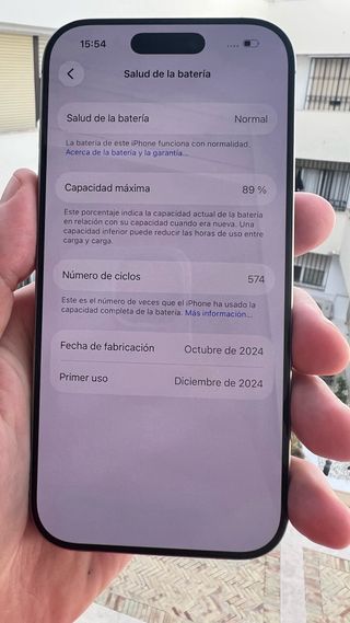 iPhone 16 Pro Gris perfecto estado