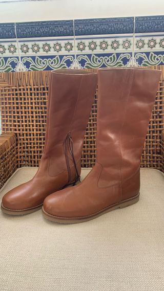 Botas altas marrones