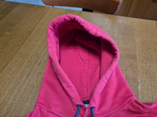 Felpa con cappuccio Timberland rossa