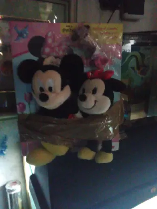 Peluche Mickey y Minnie Mouse