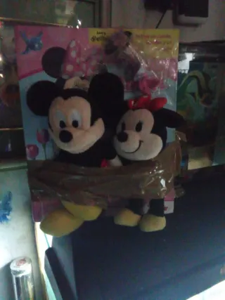 Peluche Mickey y Minnie Mouse