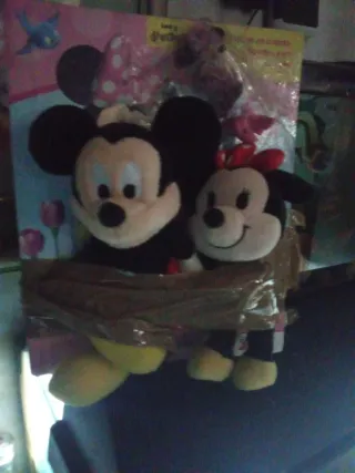 Peluche Mickey y Minnie Mouse