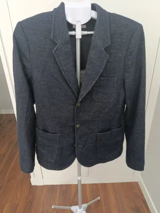 Blazer azul hombre