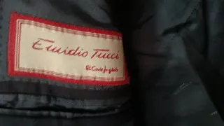 Americana Emilio Tucci Negra Hombre