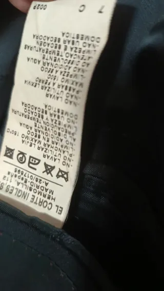 Americana Emilio Tucci Negra Hombre