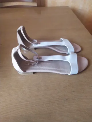 Sandalias Massimo Dutti Talla 40. Piel