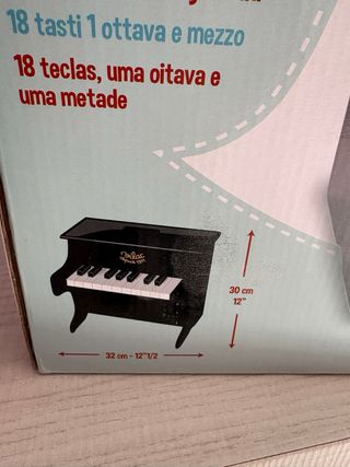 Piano giocattolo Vilac Nero