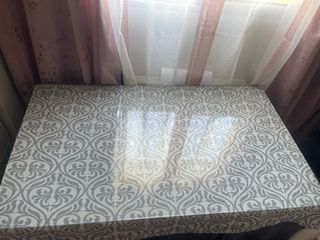 Mesa camilla rectangular gris