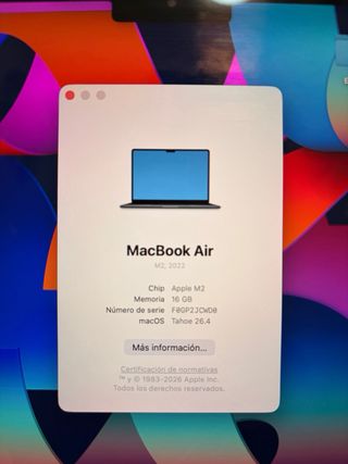 MacBook Air M2 Gris Espacial