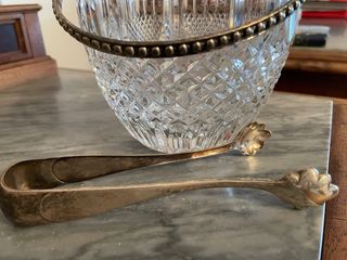 Portaghiaccio cristallo con pinza