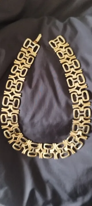 Collana Max Mara dorata placcata oro