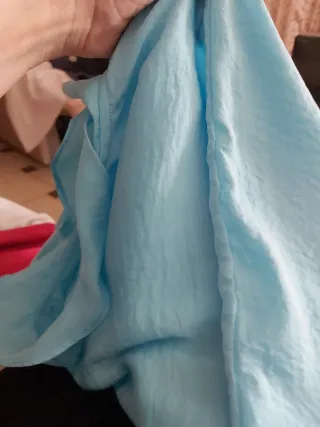 Blusa azul turquesa Javier Simorra