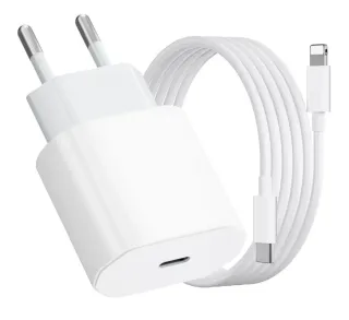 Cargador para iphone USB-C Blanco