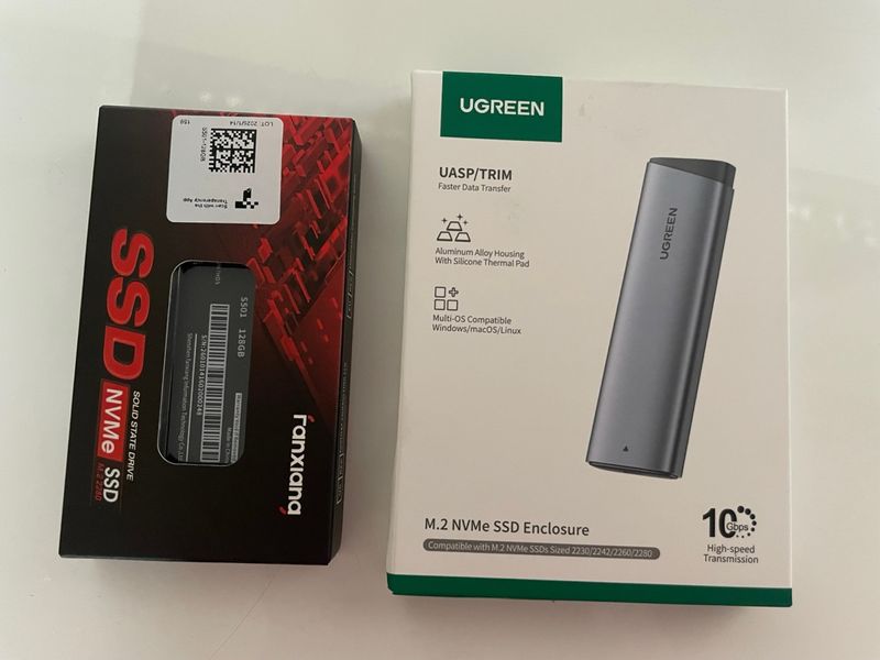 SSD 128GB Ranxiana y Carcasa