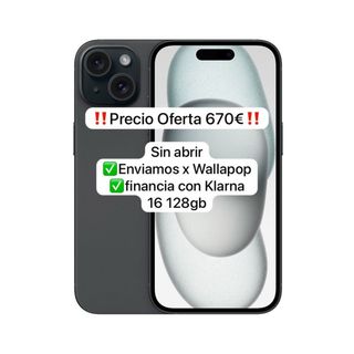 iPhone 16 128gb Negro SIN ABRIR