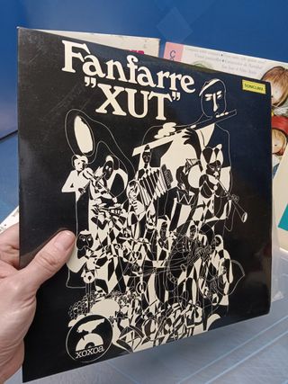 lote 5 vinilos, varios, villancicos + marchas militares + diez melodías vascas + música del alpes