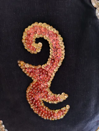 Chaleco Zingara Bordado Dorado