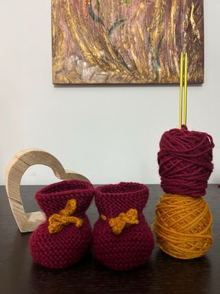 Scarpine nascita fatte a mano