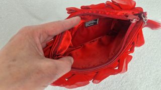 Bolso fiesta volantes cadena