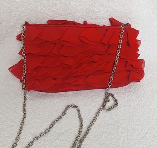 Bolso fiesta volantes cadena