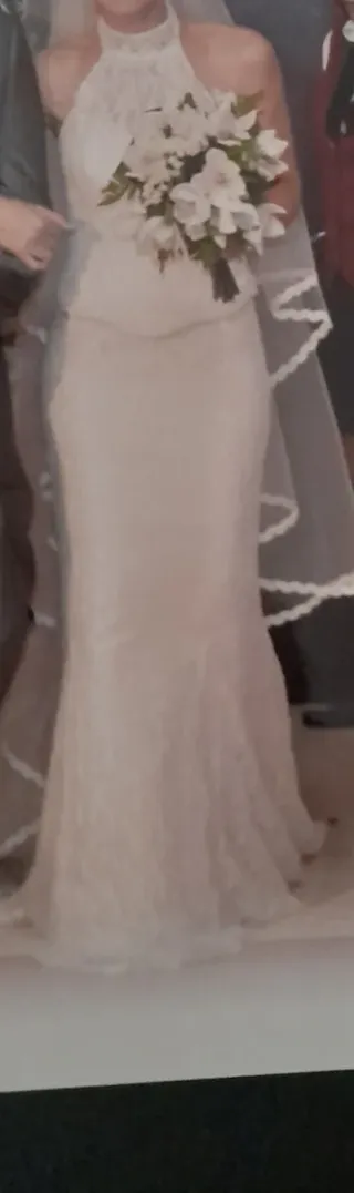 Vestido de Novia Ana Torres Encaje Blanco