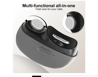 Cortauñas Eléctrico Pulidor Uñas LED