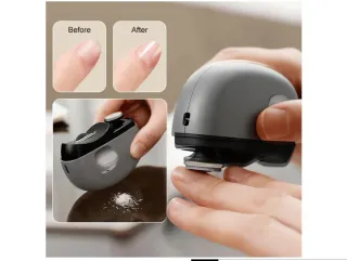 Cortauñas Eléctrico Pulidor Uñas LED