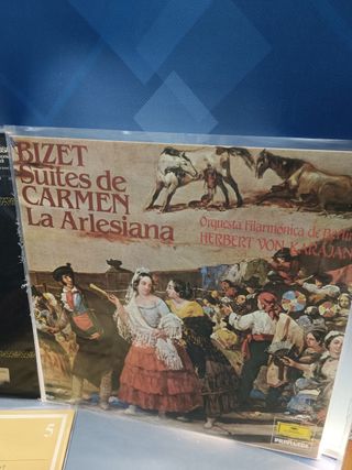 lote 5 discos, vinilos, música clásica, Opera-Carmen, Don Giovanni, Montserrat caballe, shakespeare songs...