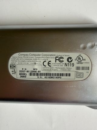 Compaq iPAQ H3660 Pocket PC