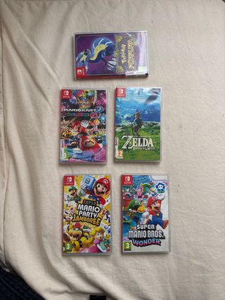 Cajas Nintendo Switch: Pokémon, Zelda, Mario