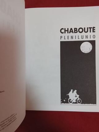 Comics Chaboute La Bestia y Plenilunio