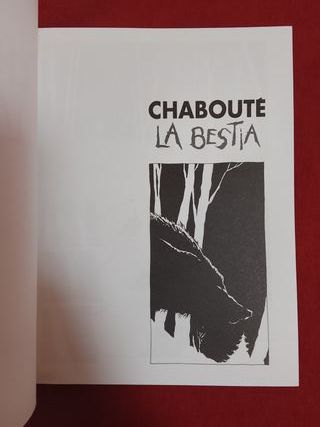 Comics Chaboute La Bestia y Plenilunio
