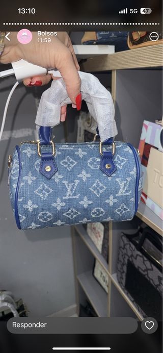 Bolso Louis Vuitton Monogram Denim Azul