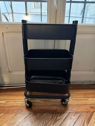 Carrito Auxiliar Raskog Ikea Negro