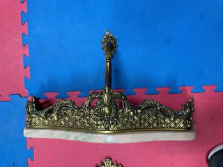 Espejo Barroco con Consola Mármol Rosa