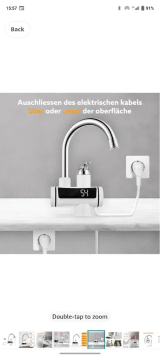 Calentador de agua instantáneo HOGART