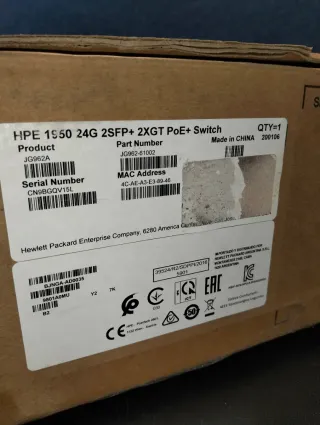 Switch HPE 1950-24G-2SFP+-2XGT PoE+ 10G L3