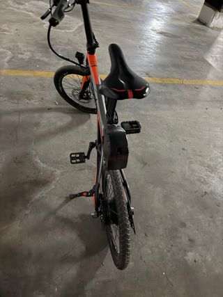 Bicicleta Eléctrica Plegable Naranja