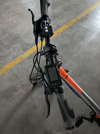 Bicicleta Eléctrica Plegable Naranja