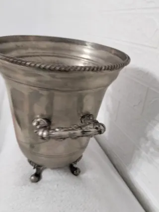 Champanera Alpaca Plata Francesa Siglo XX sellada