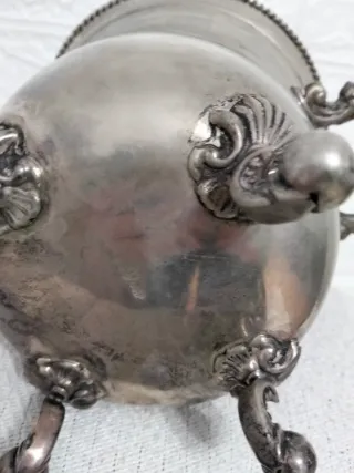 Champanera Alpaca Plata Francesa Siglo XX sellada