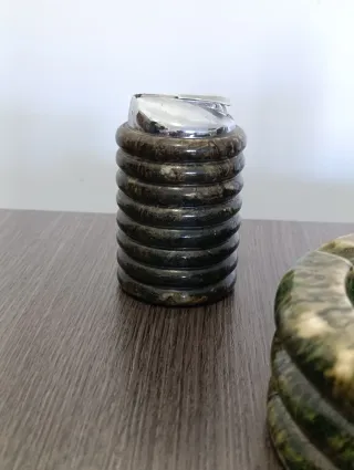 Juego Vintage Alabastro Verde Made in Italy